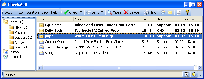 CheckMail Screenshot